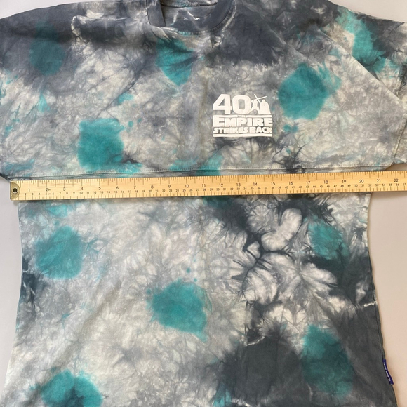 Disney Spirit Jersey Star Wars 40th Anniversary Tie-Dye Long Sleeve Small Yoda - Picture 11 of 12
